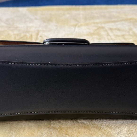 Coach Black Satchel with Structured Design - Picture 2 of 8